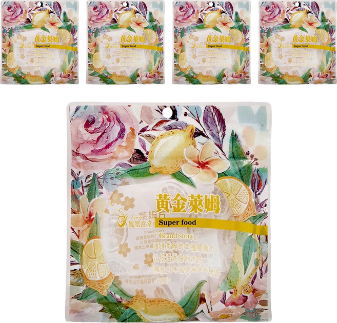 鳳凰食堂 黃金萊姆片, 50g, 5袋