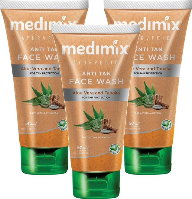 medimix 阿育吠陀煥白透亮潔顏凝露, 150ml, 3條