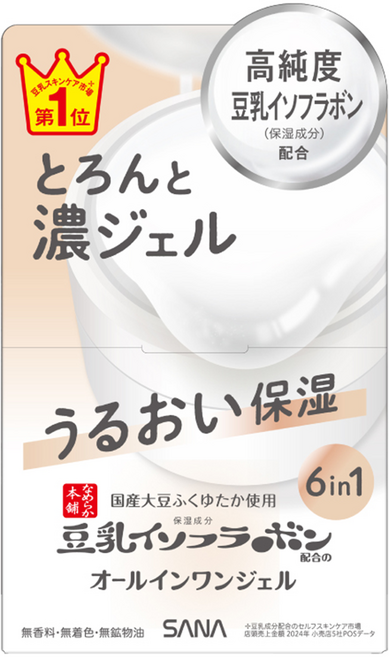 SANA 莎娜 豆乳美肌 多效保濕凝膠霜, 100g, 1盒