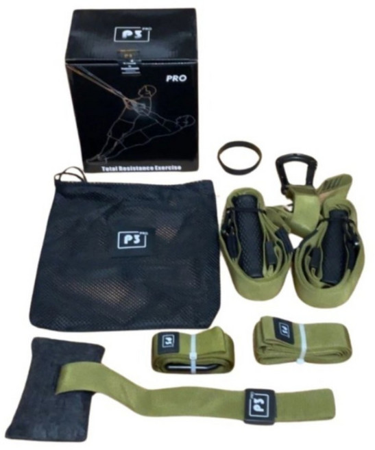 TRX PRO P3-3競技版拉力繩, 軍綠色, 1組