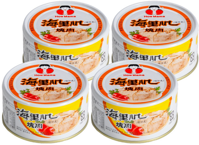 東和食品 How Mama 海里肌罐頭, 185g, 4罐