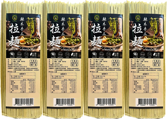 BANK OF FLOWERS AND TREES 花樹銀行 辣木拉麵, 4個, 240g