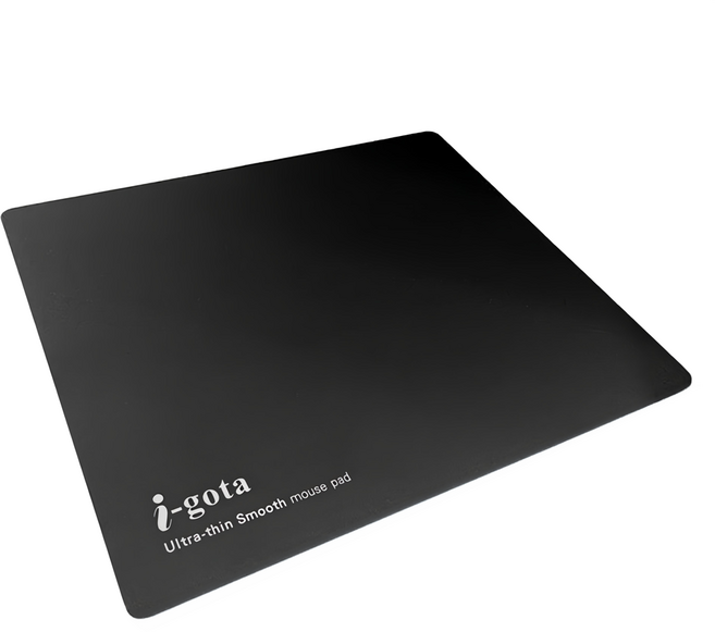 i-gota 愛購它 順滑鼠墊 230 x 195mm, 黑色, 1個