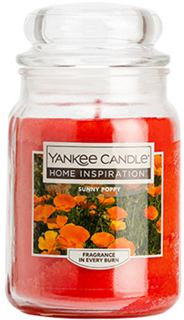 YANKee CANDLe Home Inspiration罐型香氛蠟燭 L, 陽光罌粟花, 538g, 1個