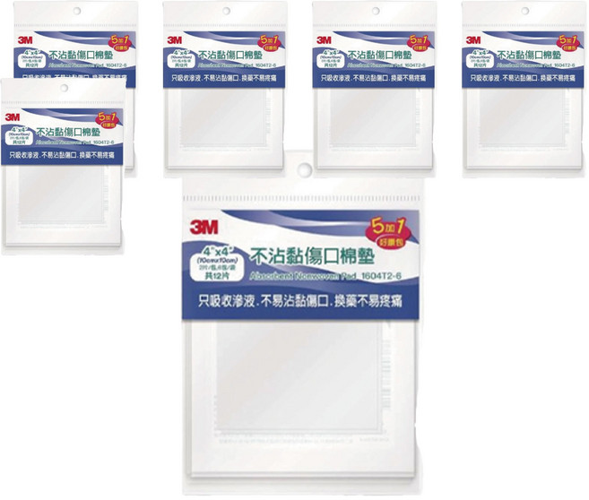 3M 不沾黏傷口棉墊, 2片, 36包