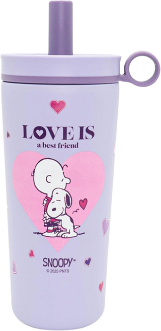 COTD SNOOPY聯名 陶瓷保溫珍珠杯, 紫色, 1個, 800ml