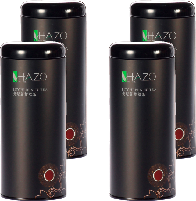 HAZO 貴妃荔枝紅茶 Litchi Black Tea, 80g, 1罐, 4罐