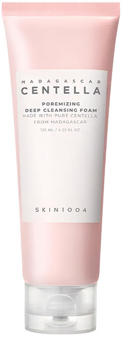 SKIN1004 台灣公司貨 馬達加斯加積雪草毛孔清潔泡沫潔面乳, 125ml, 1條