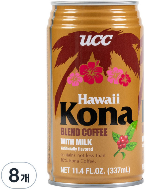 ucc 夏威夷可娜咖啡, 337ml, 8個