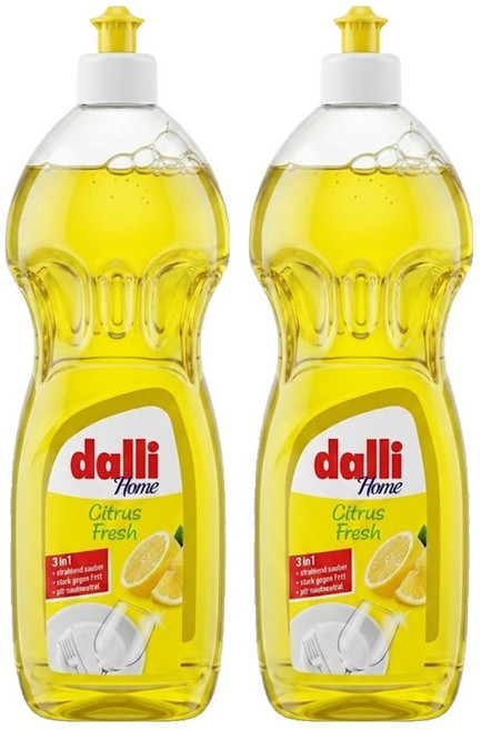 dalli 達麗 全效能3合1 超濃縮 洗碗精, 1L, 2瓶