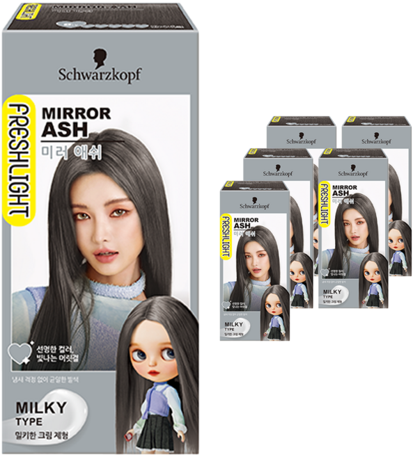 FRESHLIGHT 富麗絲 FRESHLIGHT染髮霜, 銀雪灰, 6盒