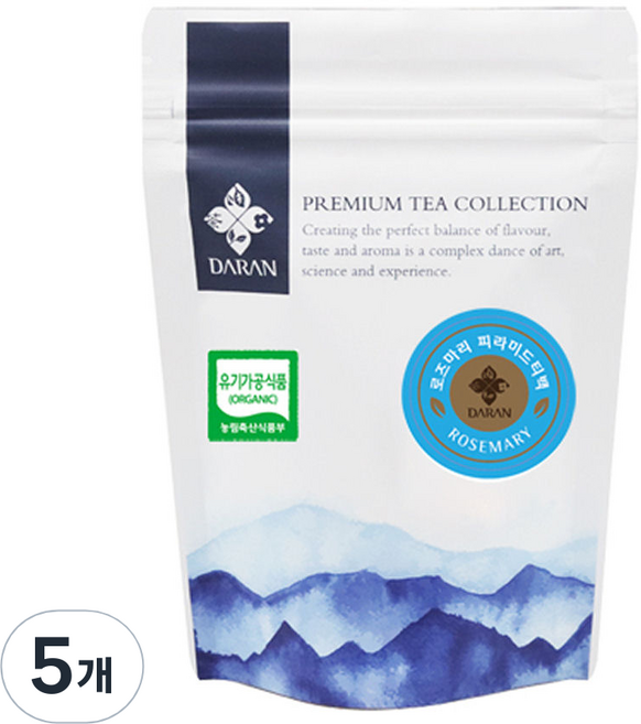 DARAN 迷迭香茶茶包, 1g, 10入, 5個