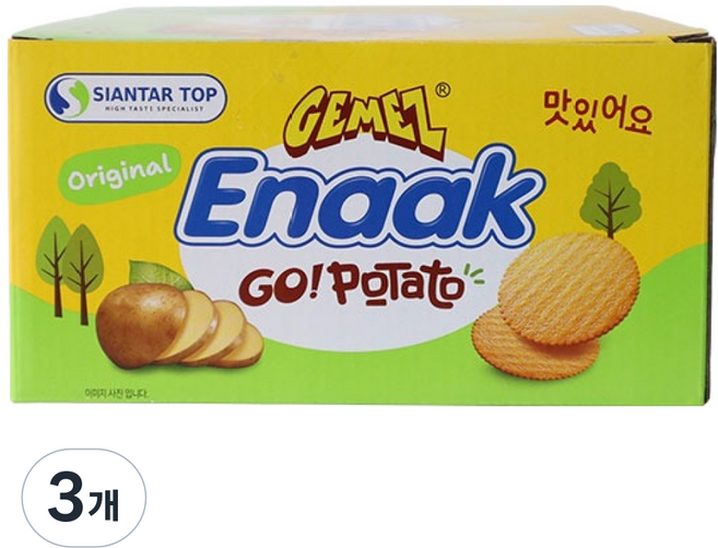 GEMEZ Enaak (Enaak) 香濃馬鈴薯 40包, 840g, 3個