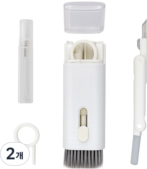 IGODA 7合1萬能AirPods鍵盤電腦清潔組, C422 白色, 2個