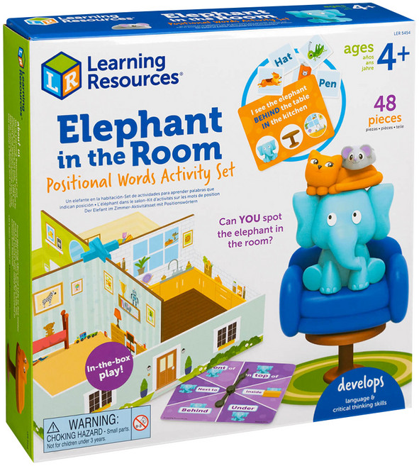 Learning Resources 大象在哪裡, 1盒, 多色