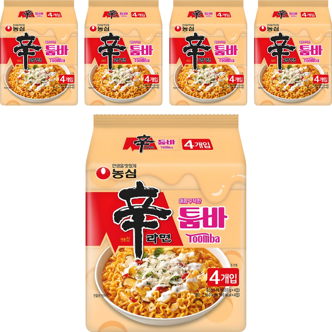 NONGSHIM 農心 辛拉麵 辣白醬風味辛拉麵 137g, 20包