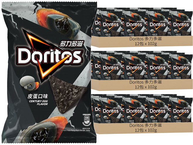 Doritos 多力多滋 皮蛋口味玉米片, 102g, 36包
