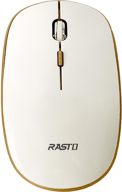 RASTO RML Wireless 滑鼠 四鍵式 超靜音 薄 混色 MX-PRO01