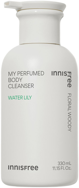 INNISFREE 台灣公司貨 我的香氛沐浴乳 睡蓮, 330ml, 1瓶