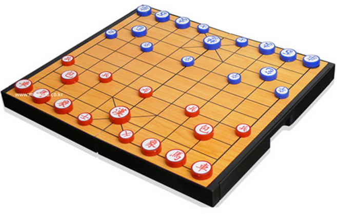 MYUNG IN LAND 小型磁吸韓國象棋 單面 M-109, 1袋裝, 本商品