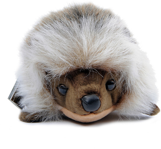 HANSA TOY 動物玩偶 3957 刺蝟1 Hedgehog, 10cm, 棕色, 1個
