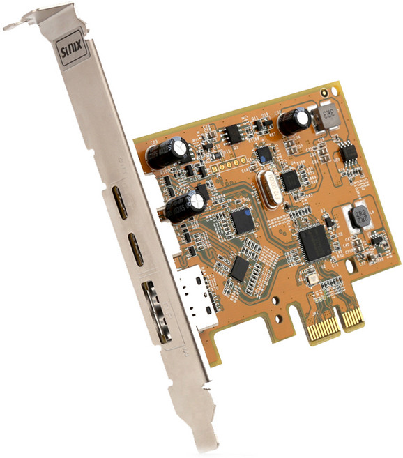 sunix 三泰科技 USB3.1 & Displat Port Alt Mode PCI Express Host Card with Dual USB Type-C 顯示卡擴充卡, SUNIX-UPD2018-B