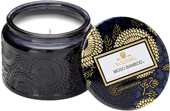 VOLUSPA 90g 迷你玻璃蠟燭, Moso 竹香, 1個