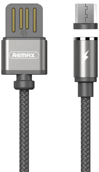 REMAX Thunder LED磁吸式5PIN數據充電線 RC-095, RC-095(黑色), 120cm, 1個