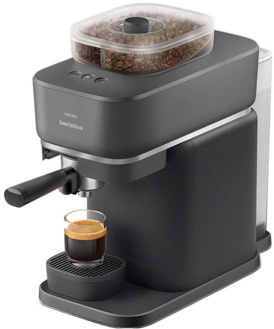 PHILIPS 飛利浦 Baristina BeanSwap 全自動義式咖啡機, 黑色, BAR320/60