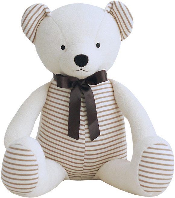 Million Dollar Baby 有機娃娃 安撫熊, 象牙白, 42cm, 1個