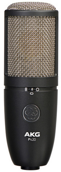 AKG 錄音室用有線麥克風 黑色, P420
