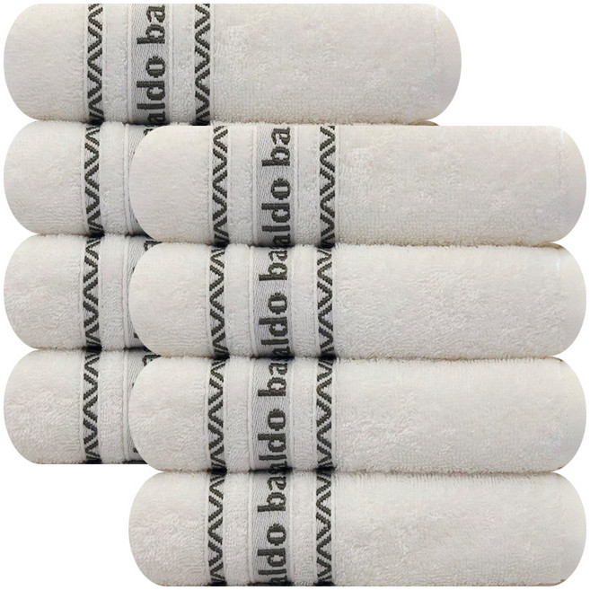 Songwol 松月 特比利西毛巾 120g, 象牙白, 8個