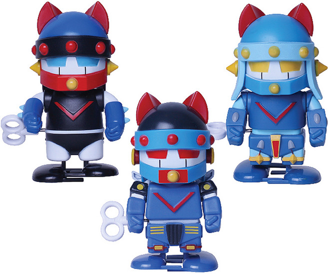 Robot Taekwon V 發條公仔玩具3件組, 混合顏色