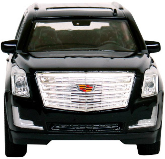 WELLY 迷你車系列 SUV 凱迪拉克 Escalade 模型, 1個, 黑色