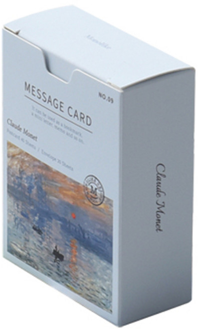 walgadaks 手繪風卡片 40入+信封袋 20入, Claude Monet, 1組