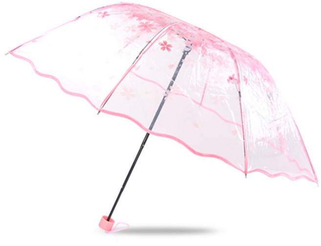 市集感性 櫻花透明雨傘