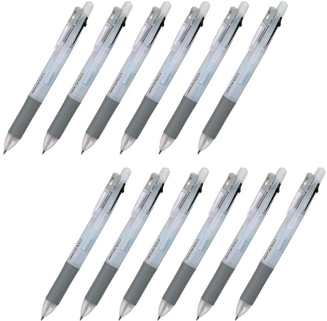 ZEBRA 斑馬牌 SARASA 3S SJ3 原子筆 + 自動鉛筆 0.5mm, 白色, 12個