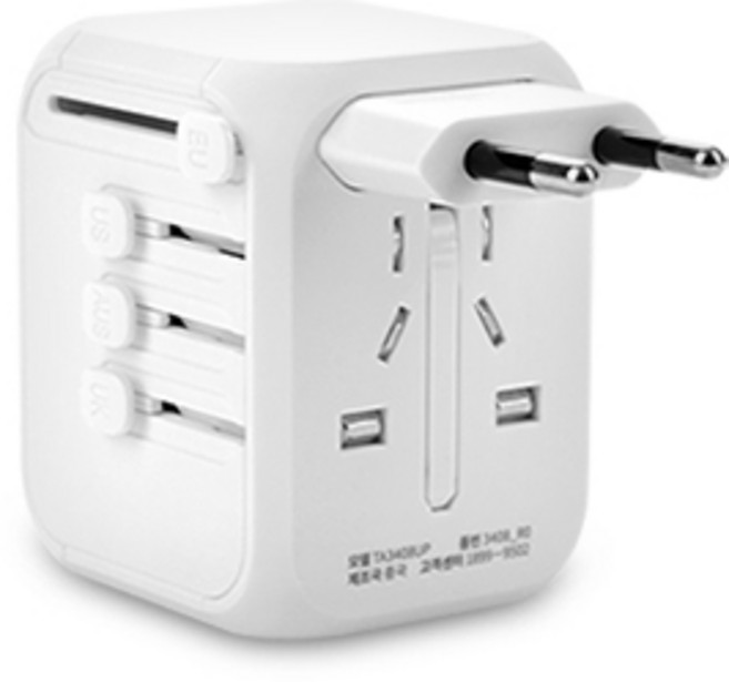 COSY Hobby PD 旅行用轉接器 TA3408UP, 1個