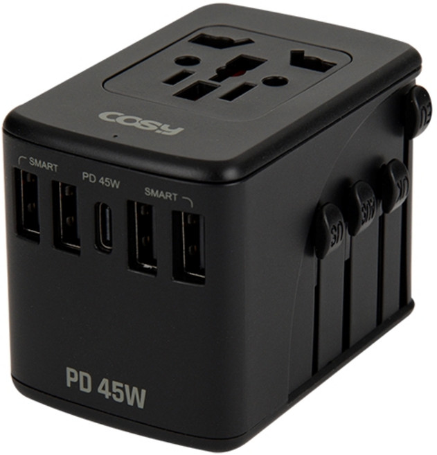 COSY 45W PD 快速充電旅行用變壓器 TA3464UP, 1個