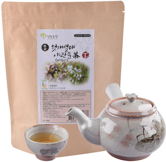 Yangwonfood 枳椇果夜關門三角茶包, 1.2g, 100包, 1袋