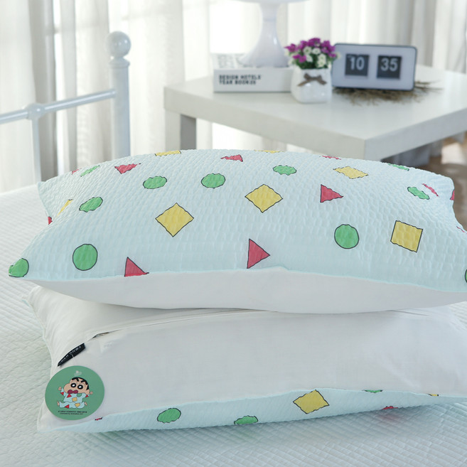 gBEDDING 蠟筆小新泡泡紗枕套 2入