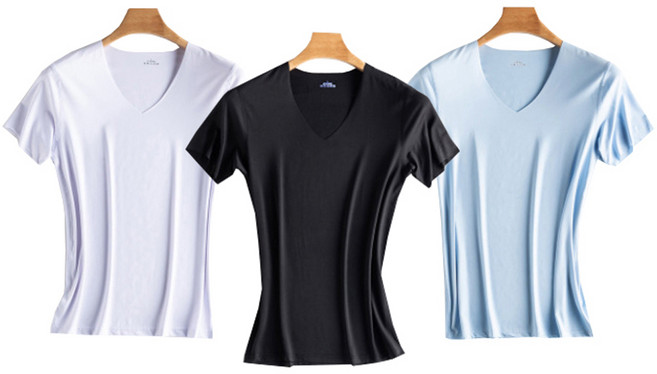 INTARSIA 男款 Jellos 無縫底層短袖內衣 3件組