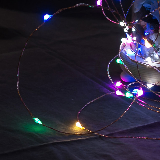 Pia 內部 USB 線 LED 燈泡 100 燈泡 10m x 2p, RGB