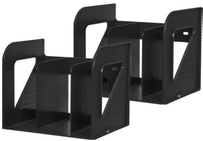 SYSmAX Litem EL 3層書架 2入, 深灰色