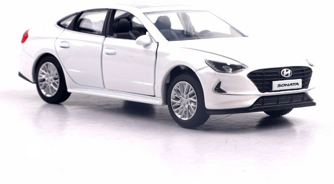 WELLY Sonata DN8 合金壓鑄模型車, 1個, 白色
