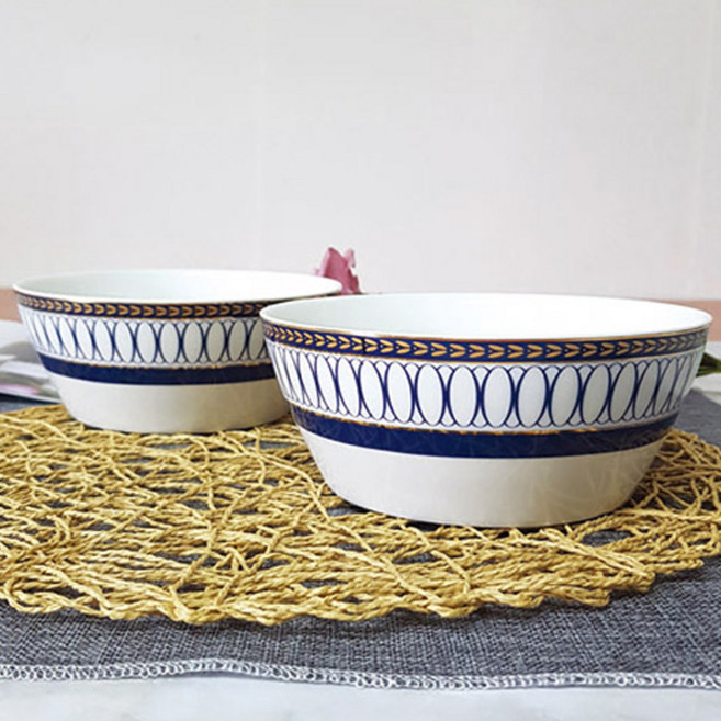 BELUZ CASA 陶瓷麵碗, 2個, 混合色