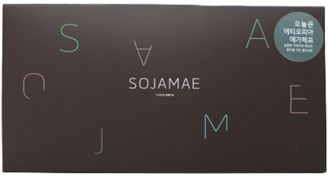 SOJAMAE 今天是衣索匹亞耶加雪夫冷萃咖啡液, 30ml, 30包, 1盒