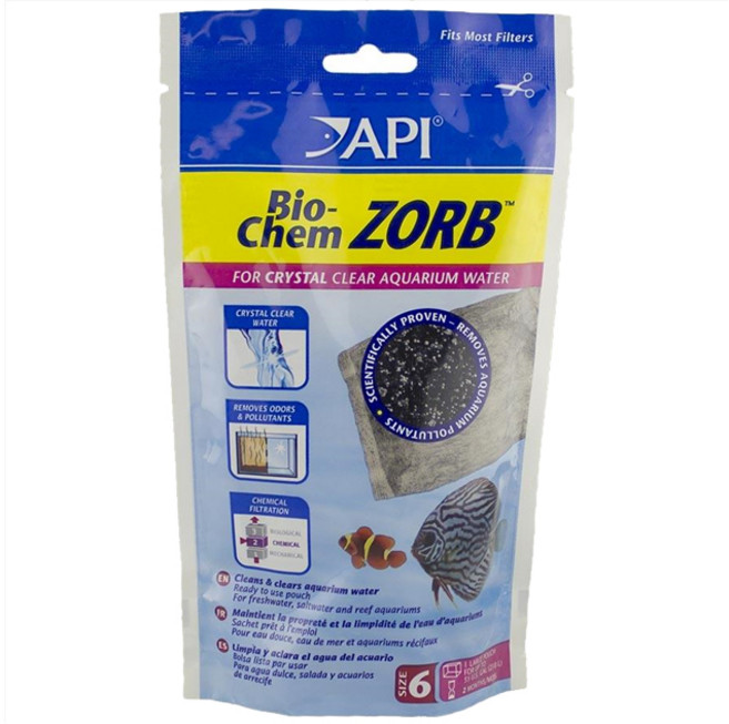 API 魚博士 Bio-Chem Zorb 活性碳濾材, 1個