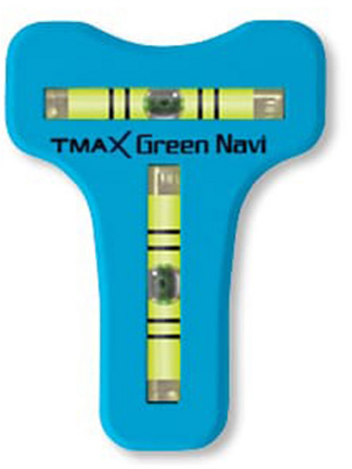 TMAX Green Navi高爾夫推桿坡度測量器果嶺分析球標 標準型, 藍色, 1個