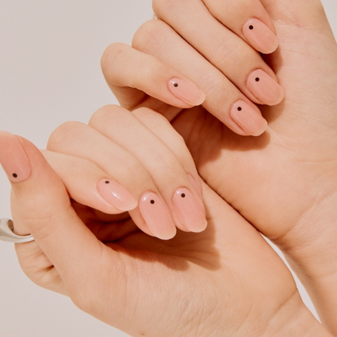 UUUUU 美甲貼片32入組, NUDE DOT, 1組